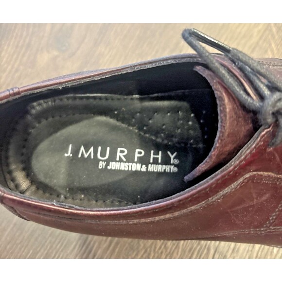 J. Murphy by Johnston & Murphy Captoe Oxford Dress Lace Up US 10.5 Burgundy main image 8